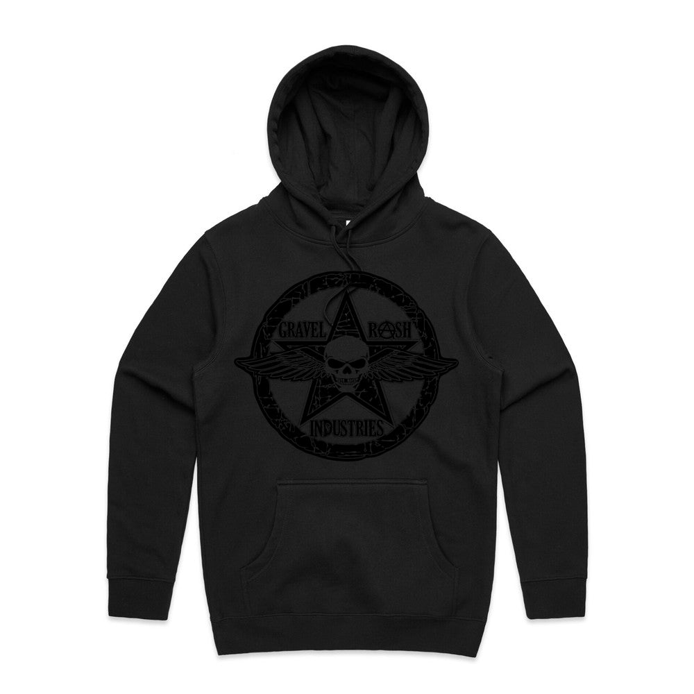 Logo Black Out Hoodie