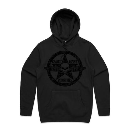 Logo Black Out Hoodie