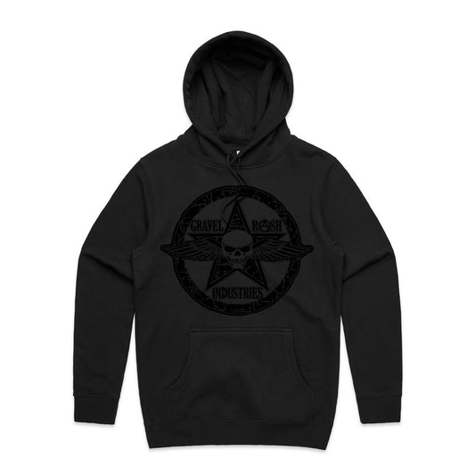 Logo Black Out Hoodie