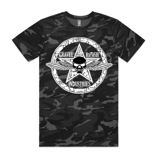White Out Logo Camo Tee